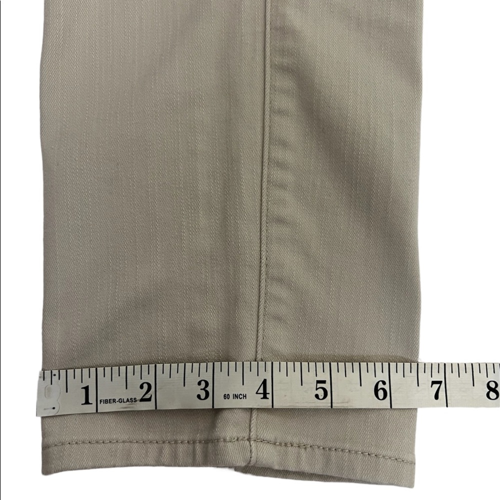 Chico’s Cotton Stretch So Slimming Ankle Pants Women’s  Beige Tan Sz: 1 (M/8) - Picture 8 of 13